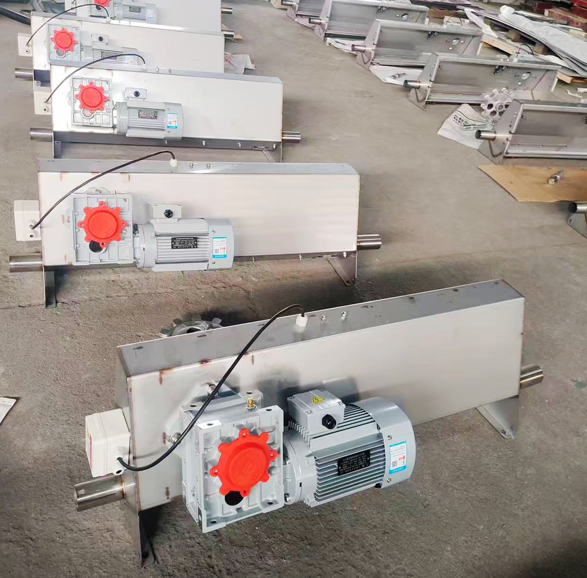 kkm helical hypoid gear reducer feed mill machinery pellet production system application