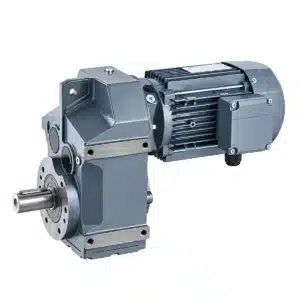 F Series parallel shaft helical gearmotor with solid output shaft